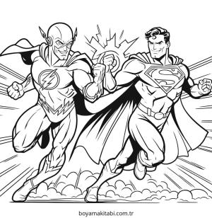 Flash boyama sayfası – PDF indir, sevimli karakter