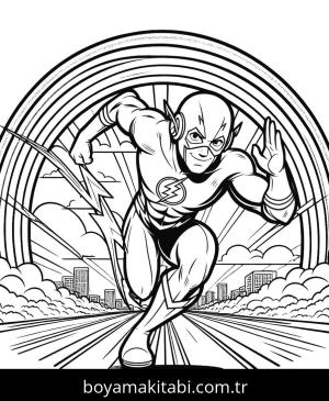 Flash boyama sayfası,  coloring page, , 
