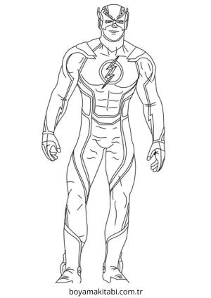 Flash boyama sayfası – PDF indir, sevimli karakter