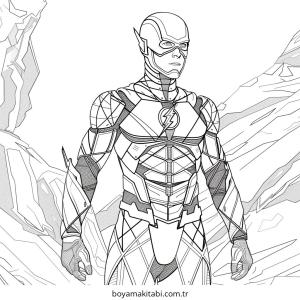 Flash boyama sayfası – sevimli karakter, sanatsal çalışma