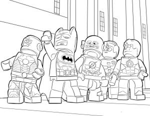 Flash boyama sayfası,  coloring page, Lego Flash ve Arkadaşları, 