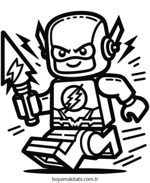 Flash boyama sayfası – çizgi film temalı, basit çizim