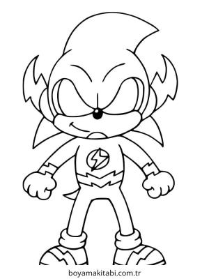 Flash boyama sayfası – çizgi film temalı, basit çizim