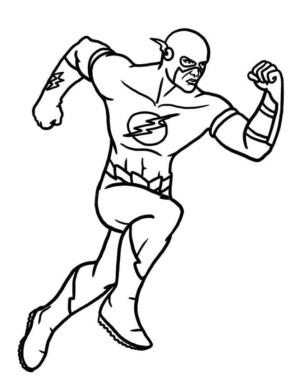 Flash boyama sayfası,  coloring page, Temel Flash Çalıştırma, 