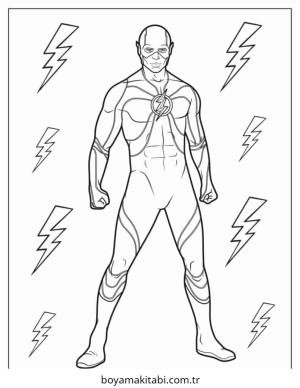 Flash boyama sayfası – çocuk aktivitesi, PDF indir