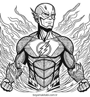 Flash boyama sayfası – sevimli karakter, sanatsal çalışma