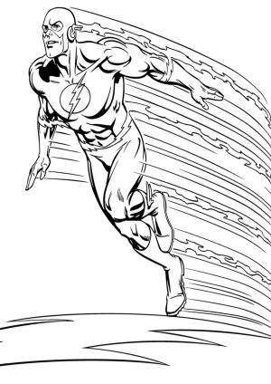 Flash boyama sayfası,  coloring page, Flash Çalıştırmak, 