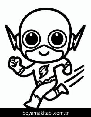 Flash boyama sayfası – PDF indir, sevimli karakter