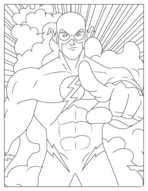 Flash boyama sayfası,  coloring page, Flash Bedava Resimler, 