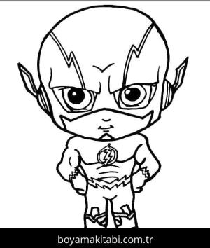 Flash boyama sayfası – çizgi film temalı, basit çizim