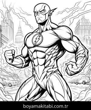 Flash boyama sayfası,  coloring page, , 