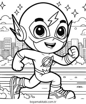 Flash boyama sayfası – renkli çizimler, okul öncesi