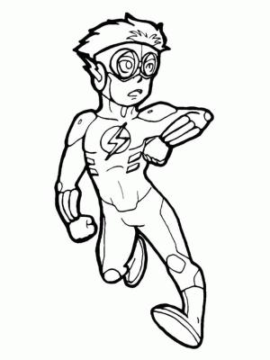 Flash boyama sayfası,  coloring page, Flash çizimi, 