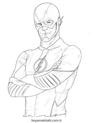 Flash boyama sayfası – çizgi film temalı, basit çizim