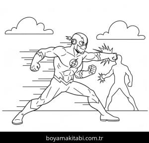 Flash boyama sayfası – çocuk aktivitesi, PDF indir