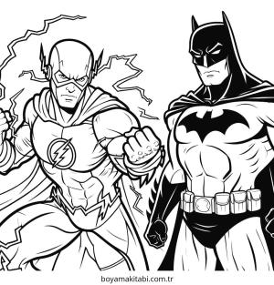 Flash boyama sayfası – sevimli karakter, sanatsal çalışma