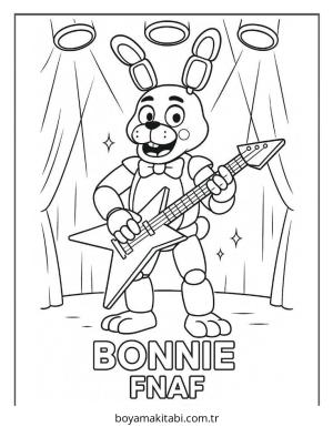 FNAF boyama sayfası – yaratıcılığı geliştirir, keyifli zaman