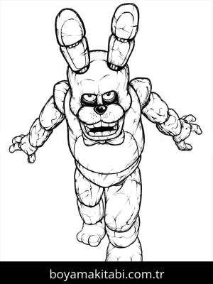 FNAF boyama sayfası – keyifli zaman, renkli çizimler