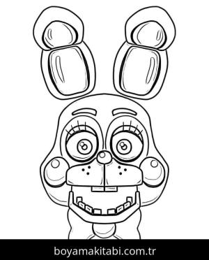 FNAF boyama sayfası – evde etkinlik, ücretsiz yazdır