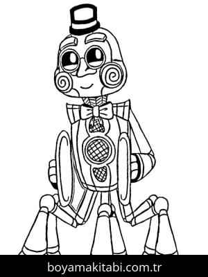 FNAF boyama sayfası – yaratıcılık, eğlenceli etkinlik