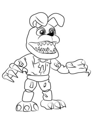 FNAF boyama sayfası,  coloring page, Freddy’de 5 Gece, 