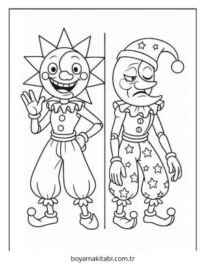 FNAF boyama sayfası – yaratıcılık, eğlenceli etkinlik