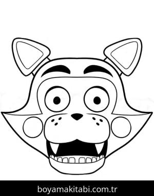 FNAF boyama sayfası – eğlenceli etkinlik, el becerilerini geliştirir