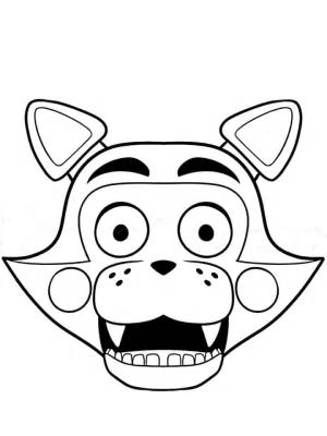 FNAF boyama sayfası,  coloring page, Freddy’s’de 5 Gece Mangle, 