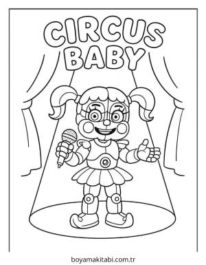 FNAF boyama sayfası – boyama etkinliği, çocuk aktivitesi