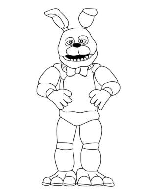 FNAF boyama sayfası,  coloring page, Freddy’s 1’de 5 Gece, 