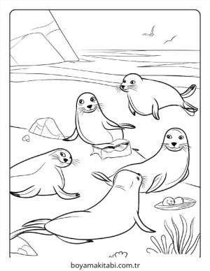 Fok boyama sayfası – el becerilerini geliştirir, boyama çalışması