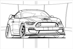 Ford boyama sayfası,  coloring page, Havalı Ford, 