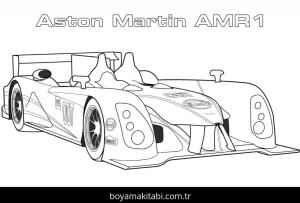 Formula 1 boyama sayfası – el becerilerini geliştirir, boyama çalışması