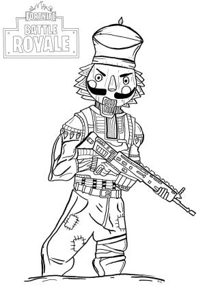 Fortnite Battle Royale boyama sayfası,  coloring page, Çatlak Fortnite, 