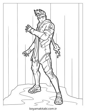 Fortnite boyama sayfası – keyifli zaman, renkli çizimler