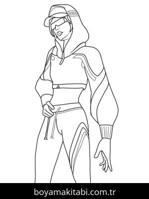 Fortnite boyama sayfası – eğitici aktivite, yaratıcılık