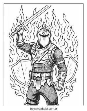 Fortnite boyama sayfası – keyifli zaman, renkli çizimler