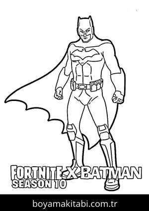 Fortnite boyama sayfası – çocuklar için, çizgi film temalı