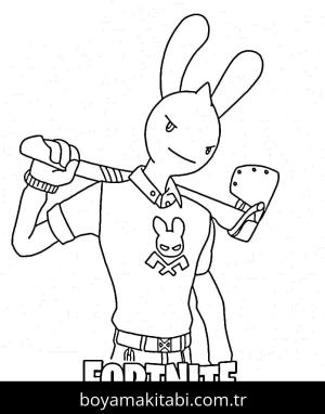 Fortnite boyama sayfası – eğlenceli etkinlik, el becerilerini geliştirir
