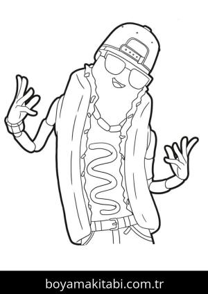 Fortnite boyama sayfası – okul öncesi, evde etkinlik