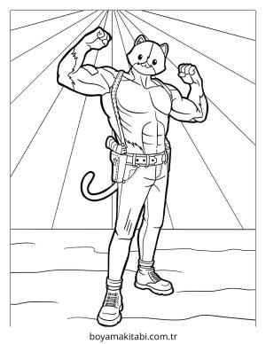Fortnite boyama sayfası – renkli çizimler, okul öncesi