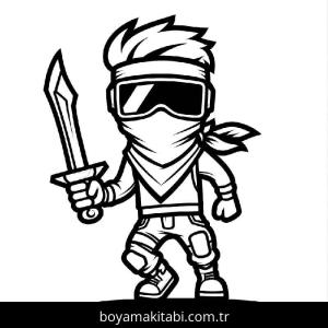 Fortnite boyama sayfası – boyama etkinliği, çocuk aktivitesi