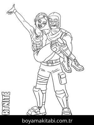 Fortnite boyama sayfası – yaratıcılık, eğlenceli etkinlik