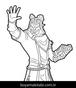 Fortnite boyama sayfası – renkli çizimler, okul öncesi