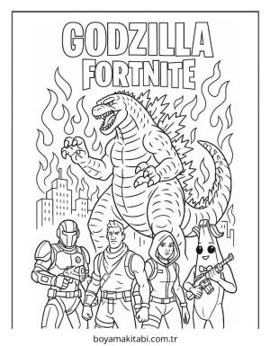 Fortnite boyama sayfası – boyama etkinliği, çocuk aktivitesi