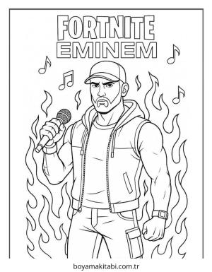 Fortnite boyama sayfası – eğitici aktivite, yaratıcılık