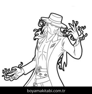 Fortnite boyama sayfası – sanatsal çalışma, çocuklar için