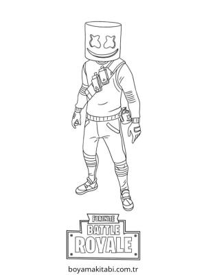 Fortnite boyama sayfası – kolay boyama, eğitici aktivite