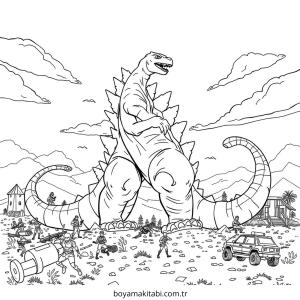 Fortnite boyama sayfası – sevimli karakter, sanatsal çalışma