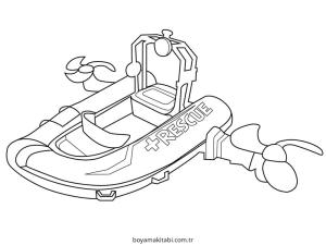 Fortnite boyama sayfası – sevimli karakter, sanatsal çalışma